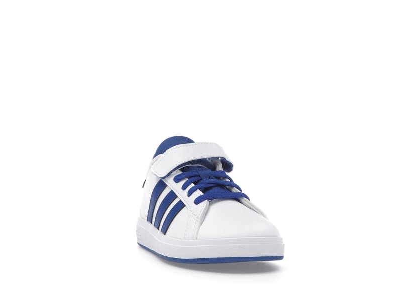 adidas Grand Court 2.0 Cloud White Royal Blue Core Black (PS)