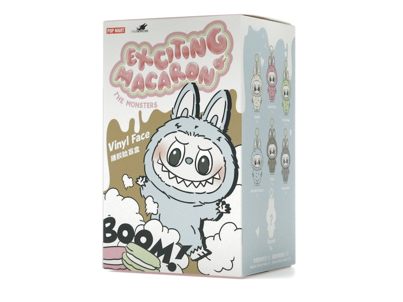 Pop Mart Labubu The Monsters Exciting Macaron Vinyl Plush Pendant Single Blind Box