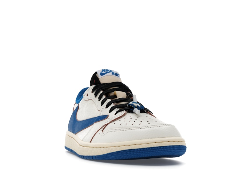 Jordan 1 Retro Low OG SP Fragment x Travis Scott Sail Military Blue