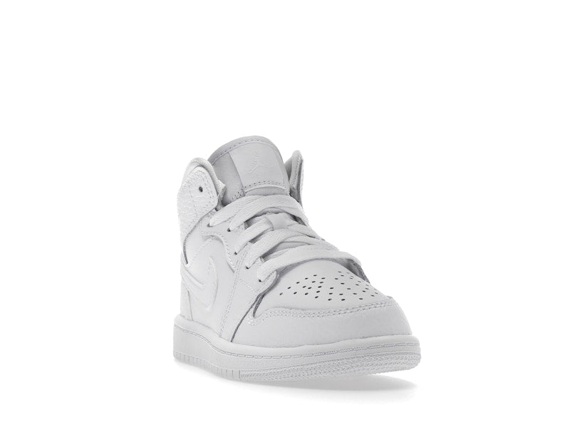 Jordan 1 Mid Triple White (2021) (PS)