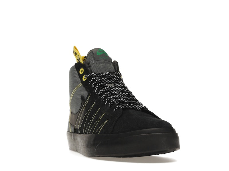 Nike SB Zoom Blazer Mid PRM Acclimate Cool Grey Yellow Strike