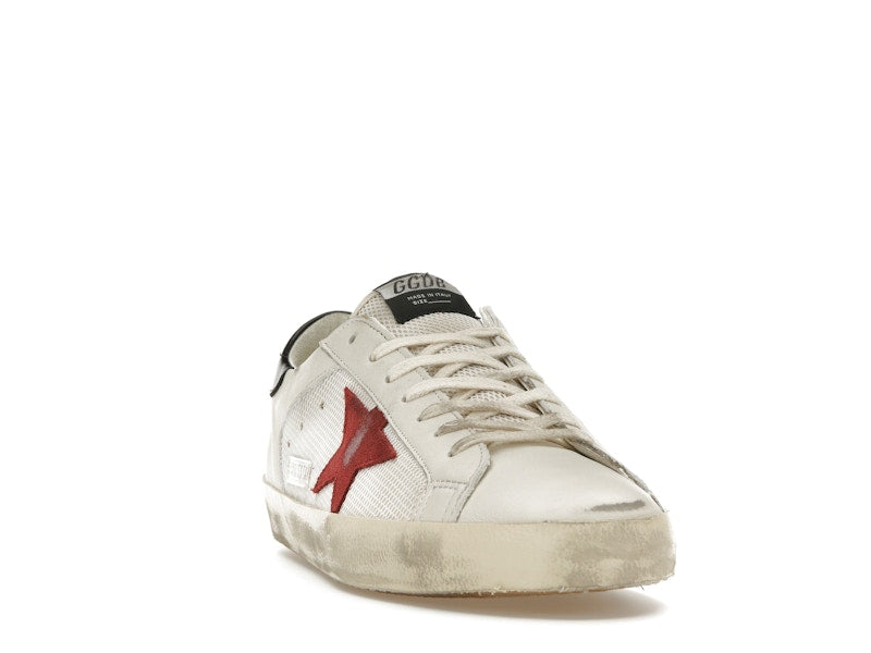 Golden Goose Super-Star White Red Black