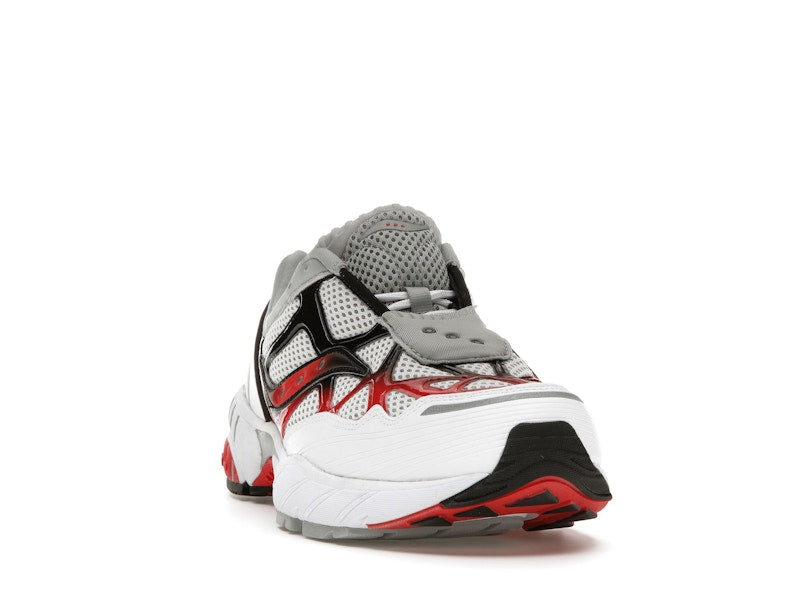 Saucony Grid Web White Grey Red