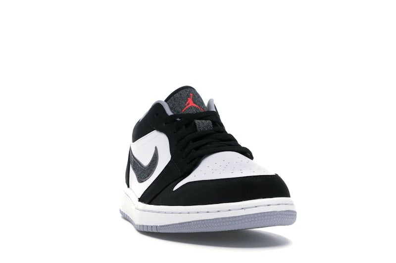 Jordan 1 Low Black White Wolf Grey Infrared 23
