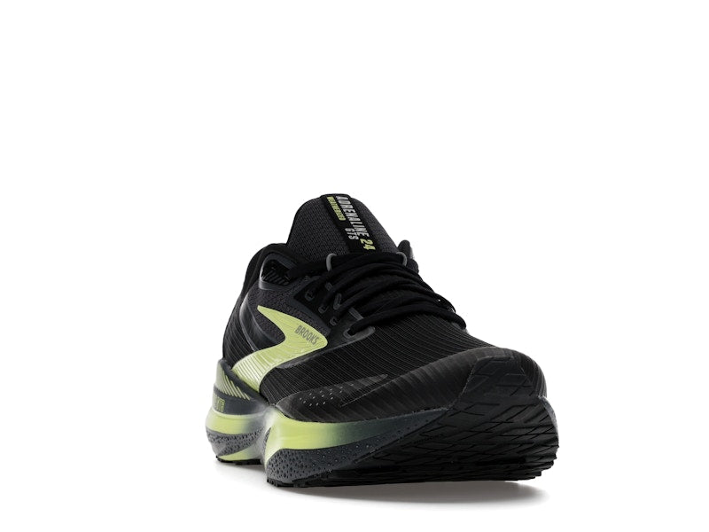 Brooks Adrenaline GTS 24 Weatherized Black Ebony New Yellow