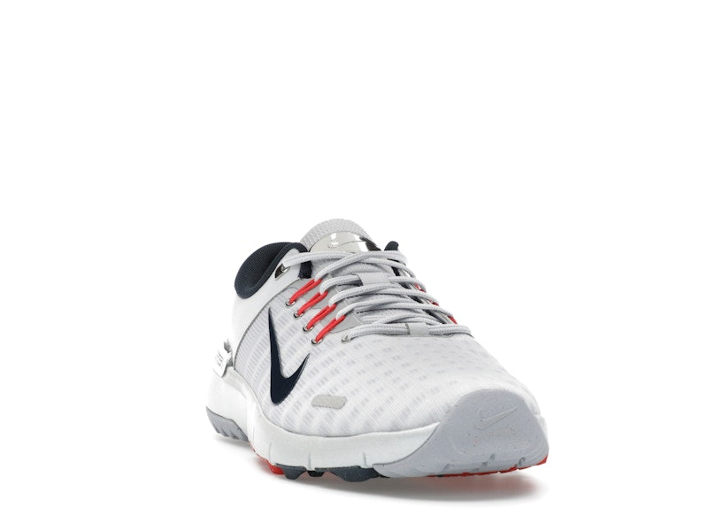 Nike Free Golf Pure Platinum Light Crimson Wolf Grey Armory Navy