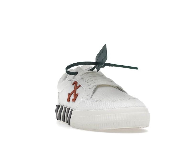OFF-WHITE Vulc Low Canvas White Red Arrow Black