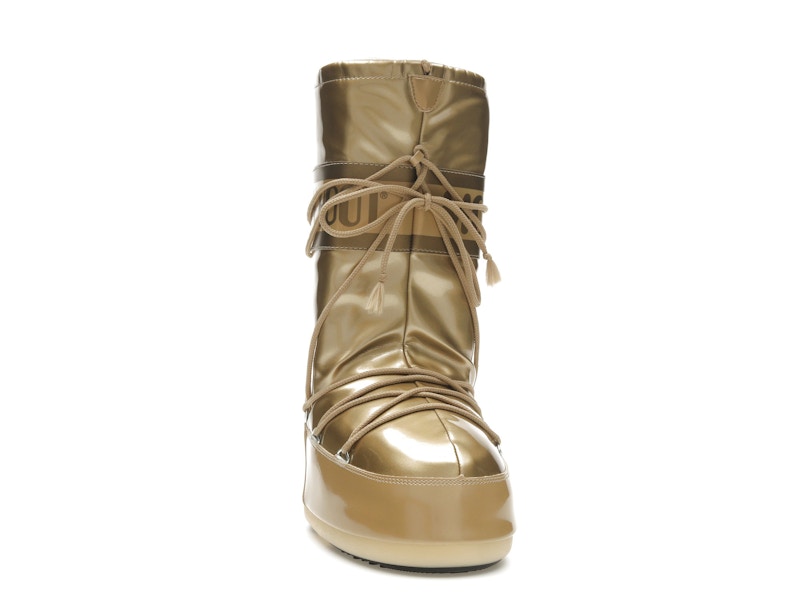 Moon Boot Icon Vinile Boot Metallic Gold
