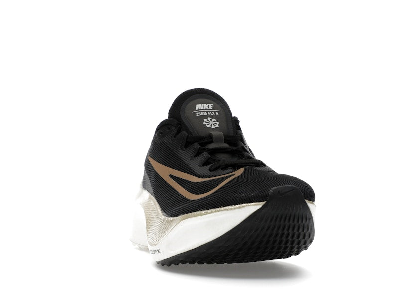 Nike Zoom Fly 5 Black Metallic Gold Grain