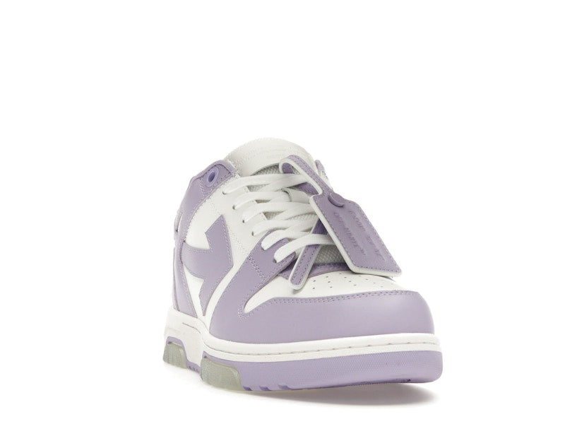 OFF-WHITE Out Of Office Calf Leather White Lilac
