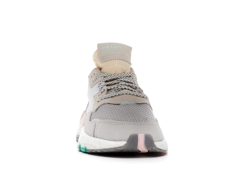 adidas Nite Jogger White Mint Pink (Women's)