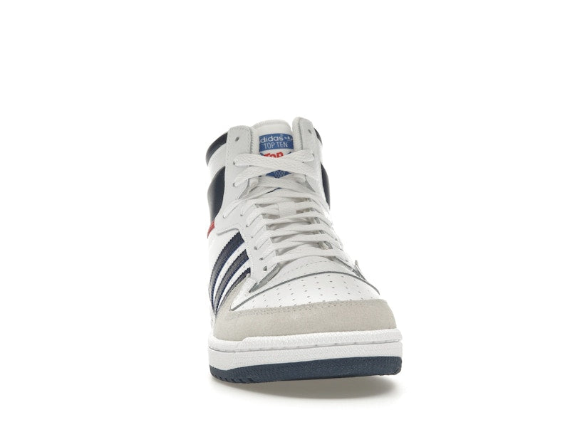 adidas Top Ten Hi White Navy Red