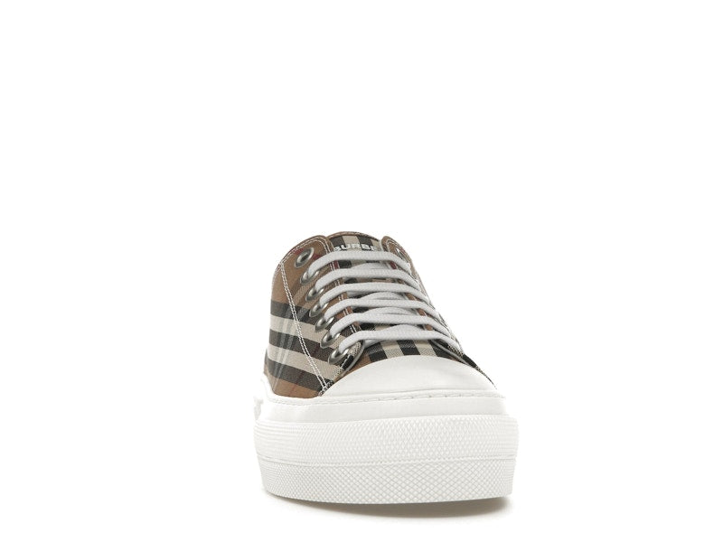 Burberry Vintage Check Cotton Sneakers Birch Brown