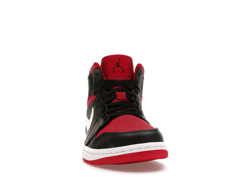 Jordan 1 Mid Black Gym Red White