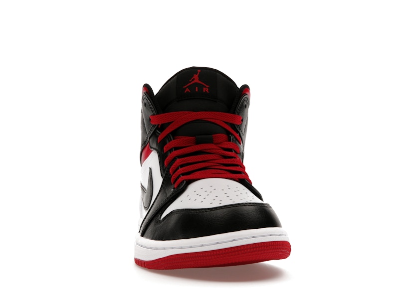 Jordan 1 Mid Gym Red Black Toe