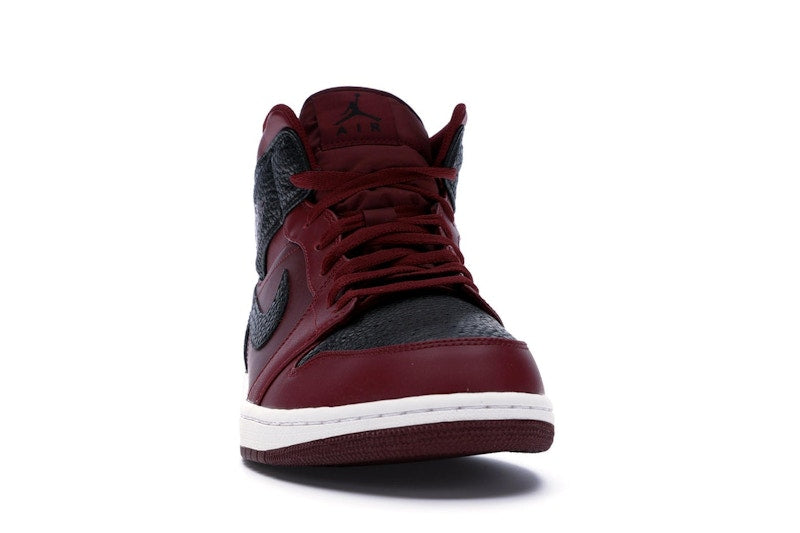 Jordan 1 Retro Mid Team Red Black