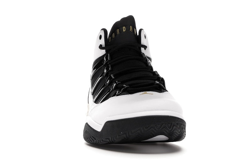 Jordan Max Aura White Metallic Gold Black