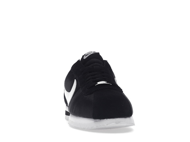 Nike Cortez Basic Nylon Black White-Metallic Silver