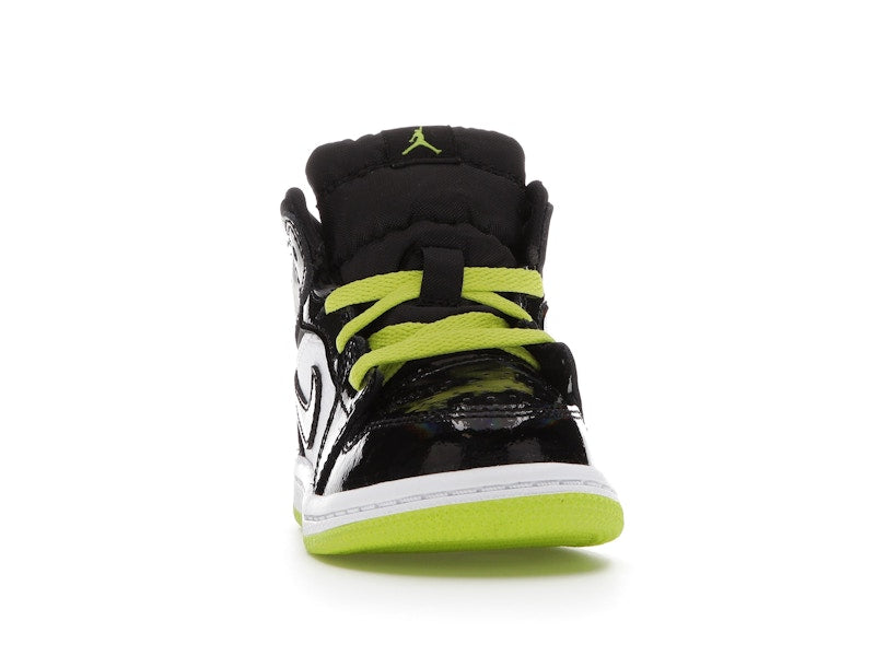 Jordan 1 Mid Black Cyber Mystic Green (TD)