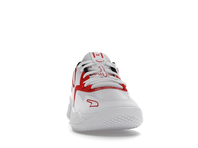 Puma LaMelo Ball MB.01 Lo Team Colors White High Risk Red