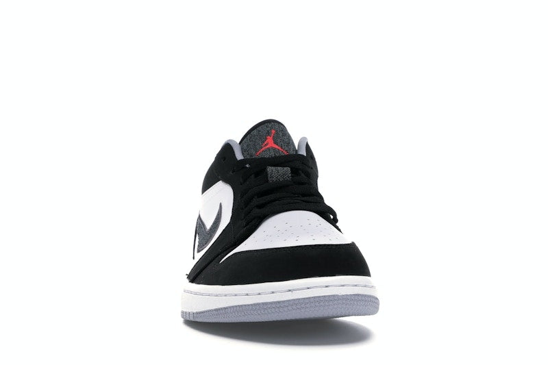 Jordan 1 Low Black White Wolf Grey Infrared 23