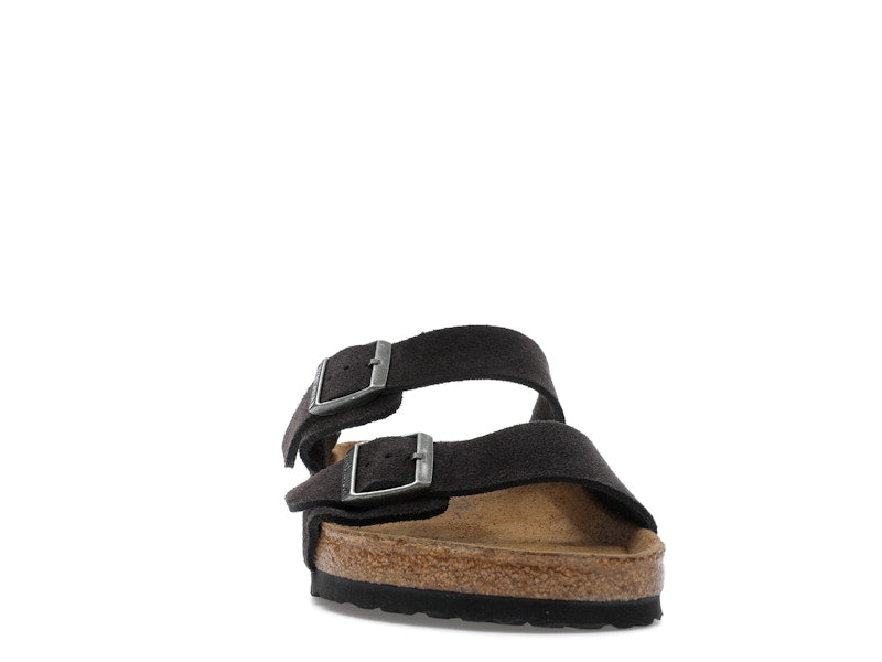 Birkenstock Arizona Soft Footbed Suede Velvet Grey