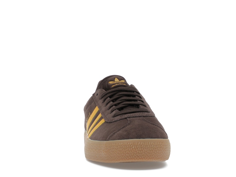 adidas Gazelle ADV Dark Brown Preloved Yellow