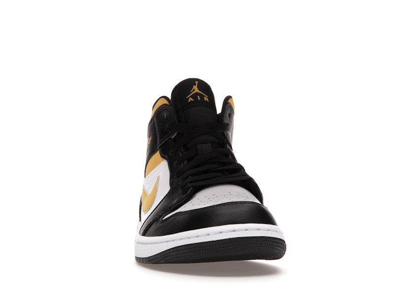 Jordan 1 Mid White Pollen Black