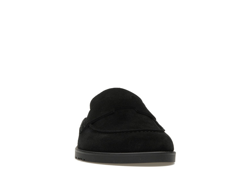 Hermes Go Mule Noir Suede Calkfskin (Men's)