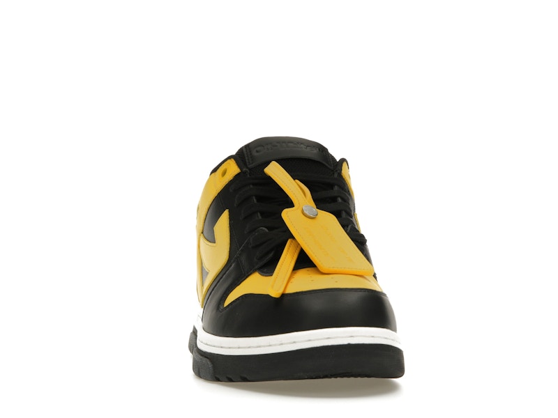 OFF-WHITE Out Of Office OOO Low Tops Black Yellow