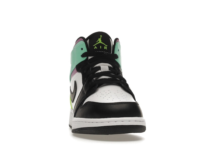 Jordan 1 Mid Pastel Black Toe (GS)