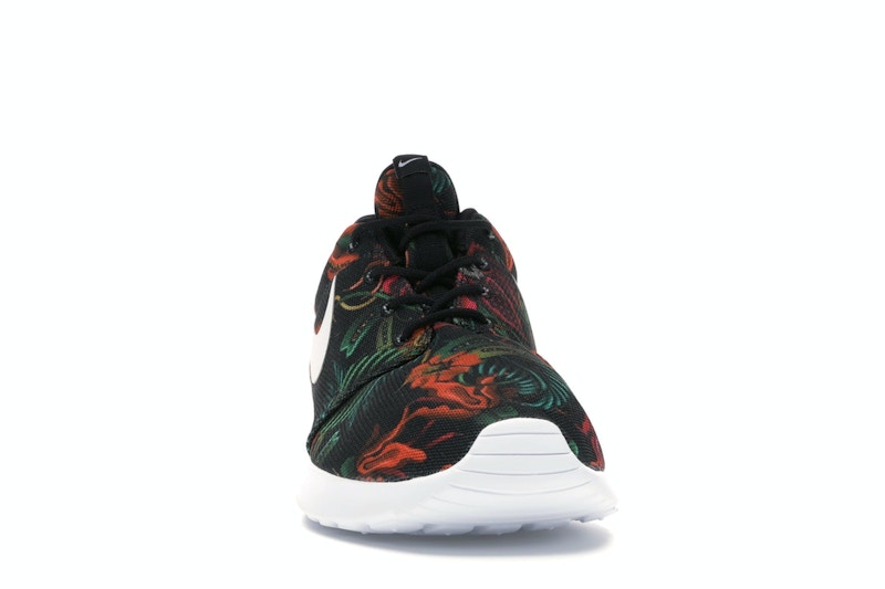 Nike Roshe Run Floral Print Total Orange