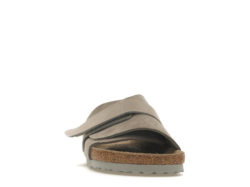 Birkenstock Kyoto Nubuck Suede Stone Coin