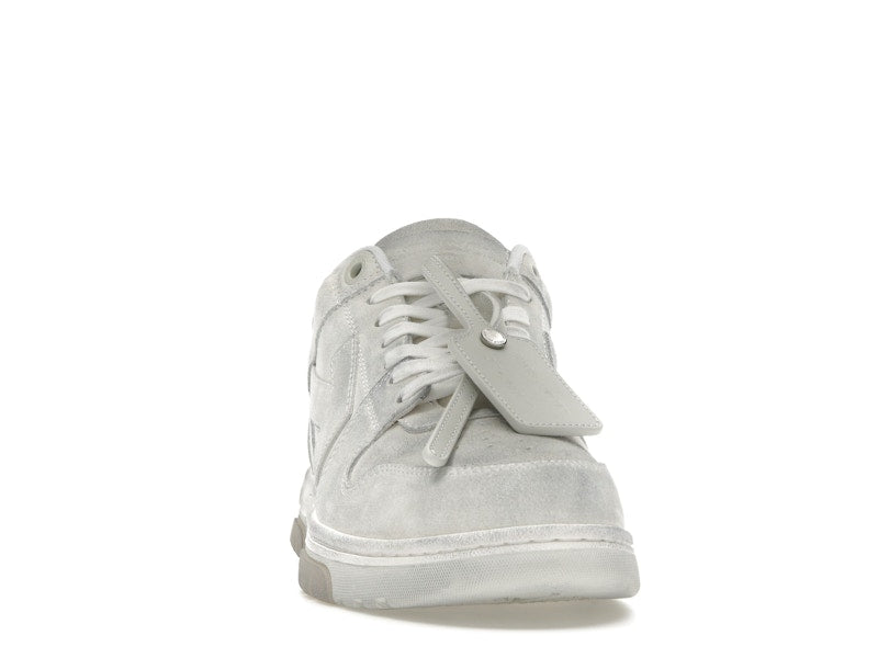 OFF-WHITE Out Of Office OOO Low Tops White Distressed