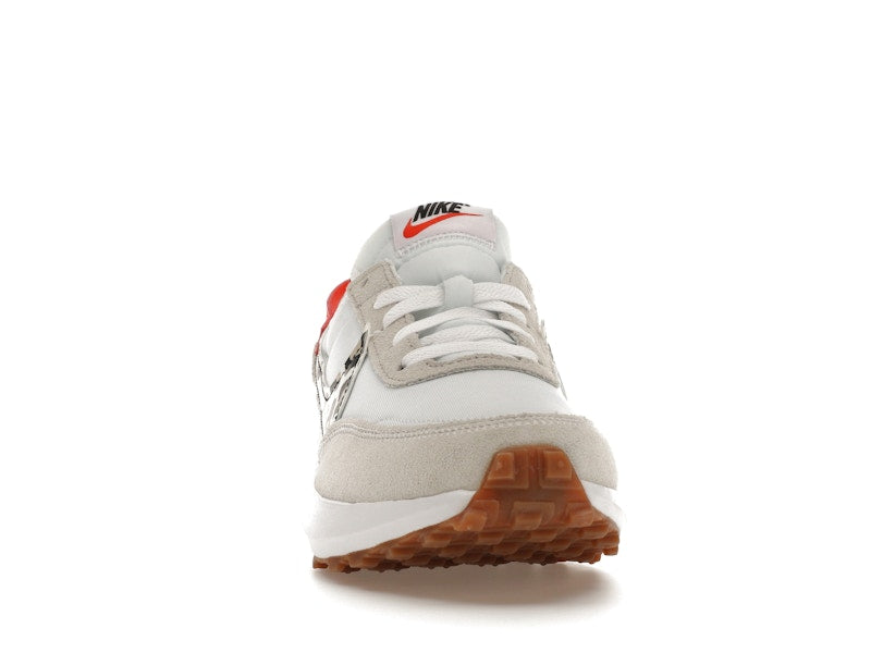 Nike Waffle Debut White Team Orange Leopard (Women's)