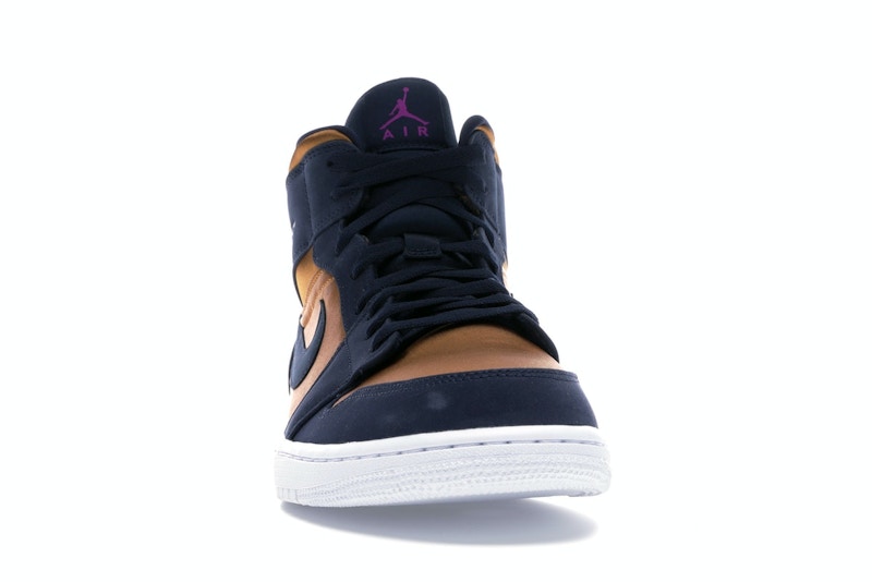 Jordan 1 Mid Obsidian Desert Ochre