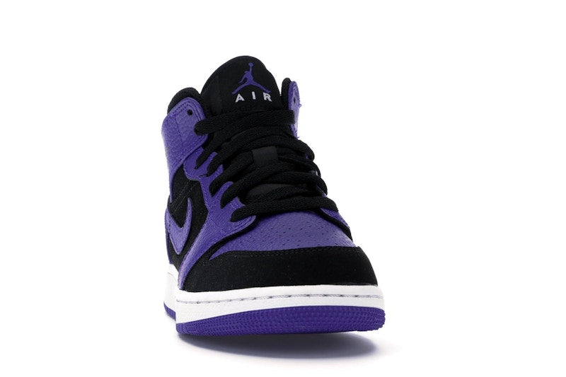 Jordan 1 Mid Black Dark Concord (GS)