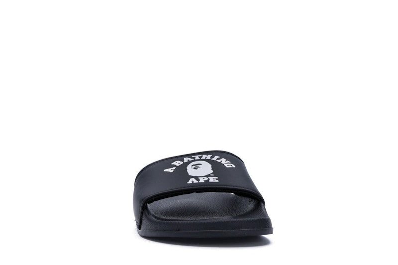 BAPE College Slide Sandals Black