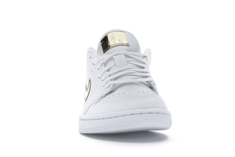 Jordan 1 Low White Metallic Gold (Women's)