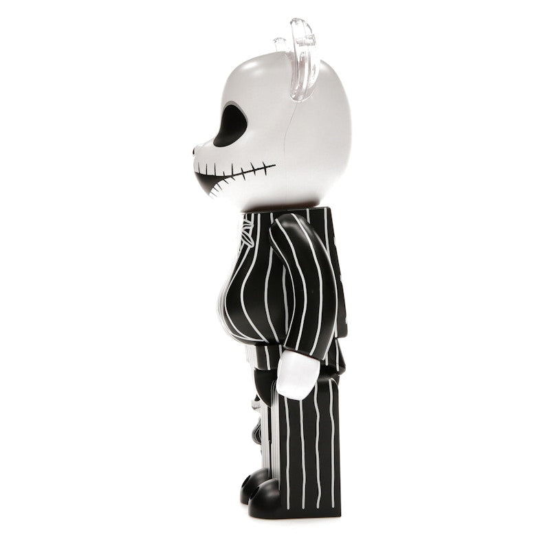 Bearbrick x Disney Tim Burton's The Nightmare Before Christmas Jack Skellington 100% & 400% Set