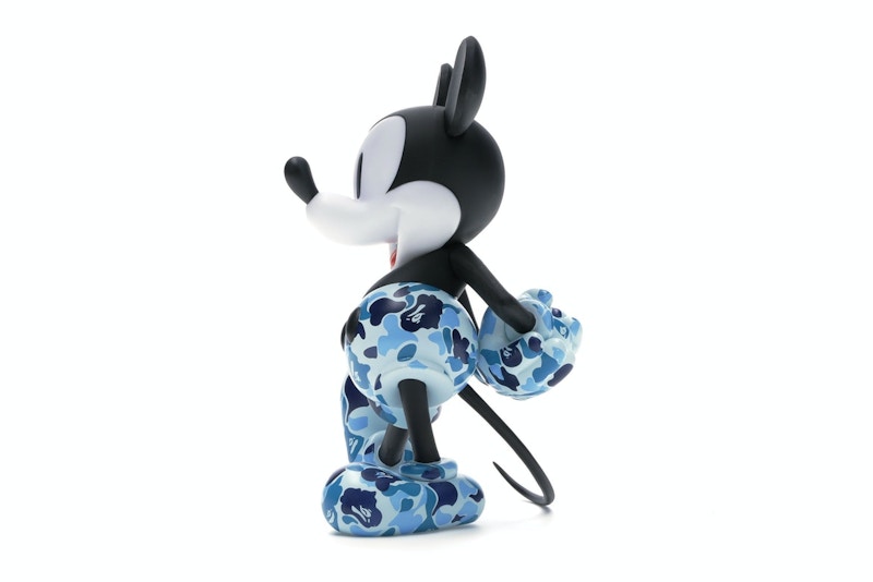 BAPE x Mickey Mouse 90th Anniversary Figure Blue Camo