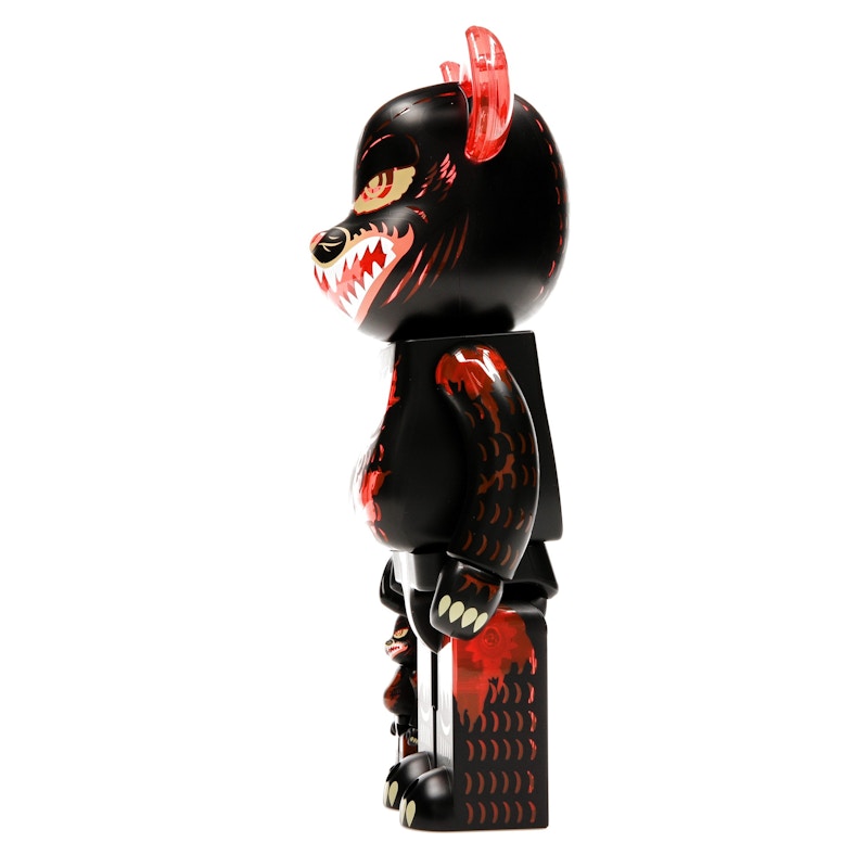 Bearbrick Godzilla VS Destoroyah version Godzilla (Meltdown) 100% & 400% Set Clear Orange Ver.