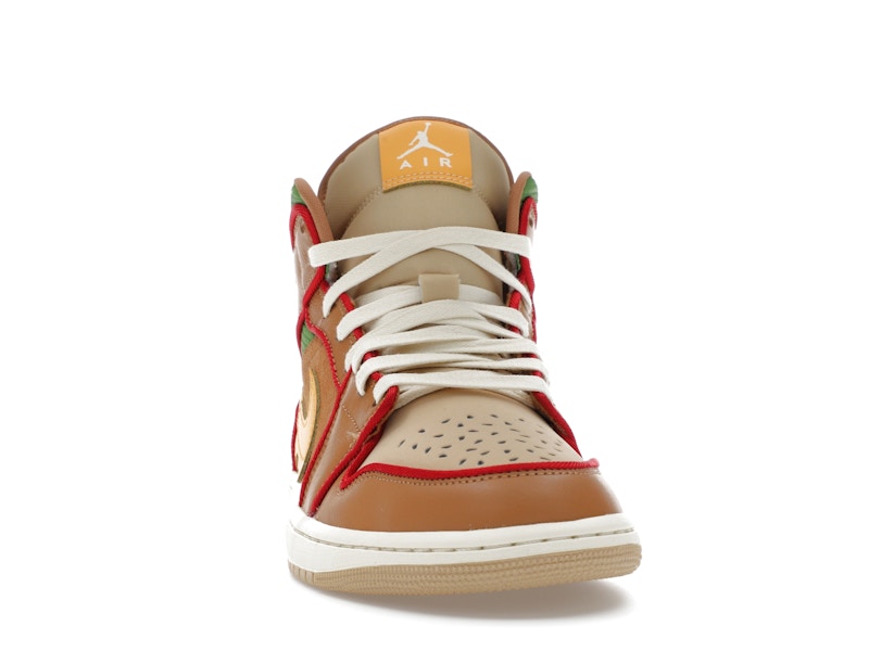 Jordan 1 Mid SE Cheeseburger
