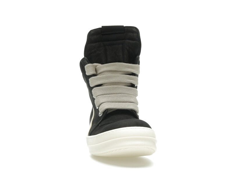 Rick Owens Geobasket Jumbo Lace High Black Milk
