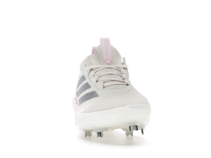 adidas Adizero Instinct+ 2.0 Chalk White Silver Metallic Clear Pink (Women's)