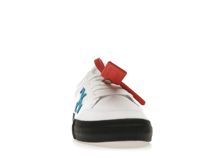 OFF-WHITE Vulcanized Low White Teal Canvas