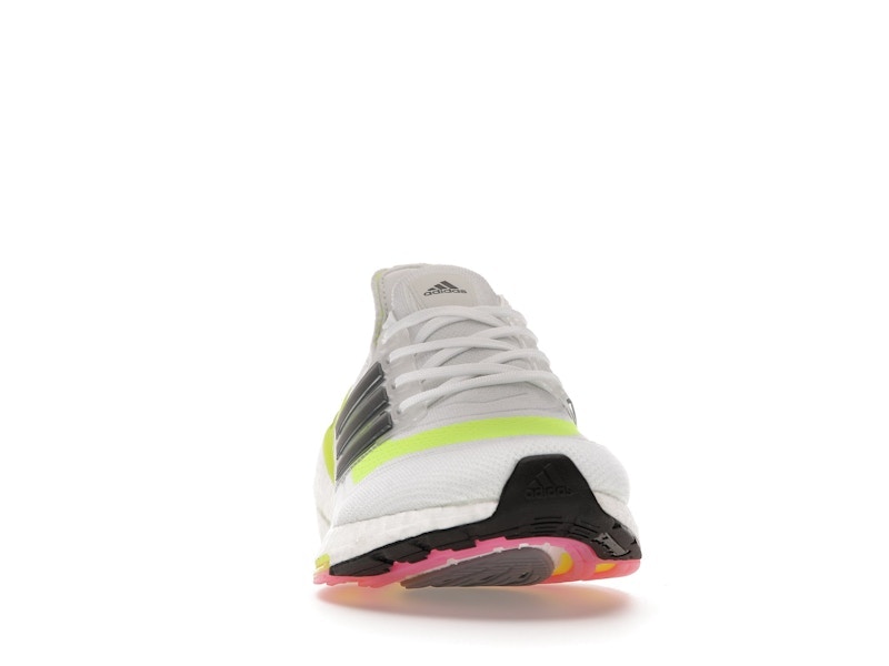adidas Ultra Boost 21 White Solar Yellow