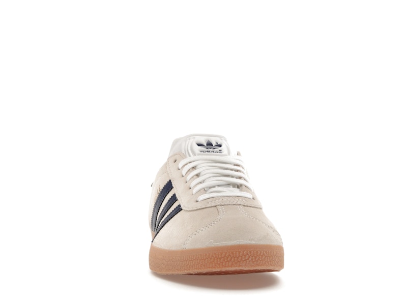 adidas Gazelle Beige Dark Blue Collegiate Burgundy