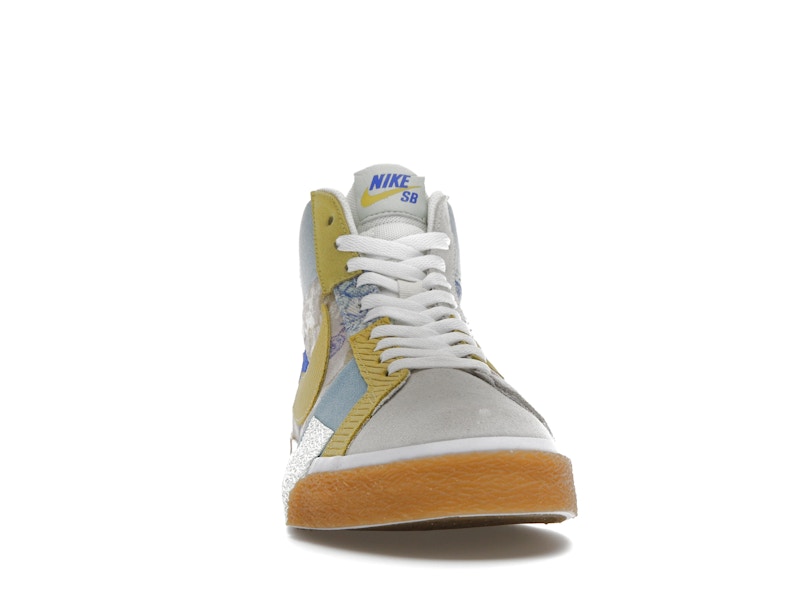 Nike SB Zoom Blazer Mid Premium Floral Paisley Boarder Blue