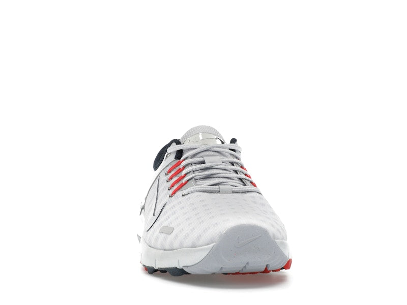 Nike Free Golf Pure Platinum Light Crimson Wolf Grey Armory Navy